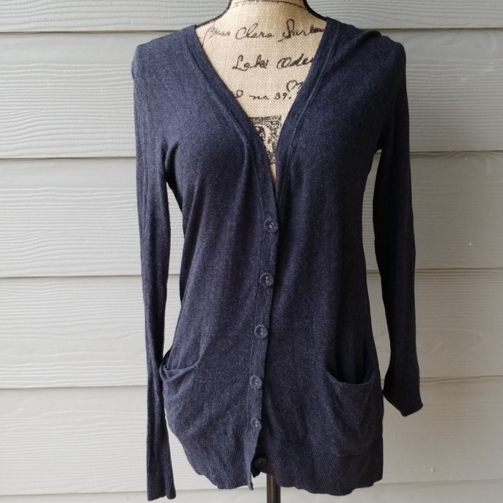 Grey cardgin ling sleeve